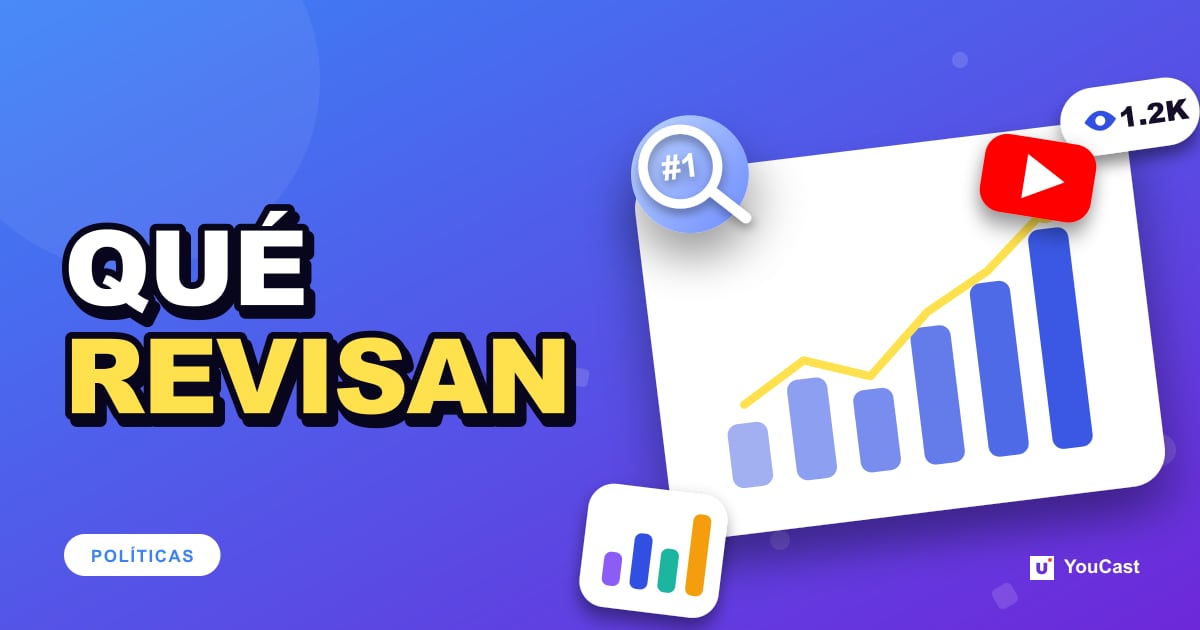 Qué comprueban los revisores de YouTube en una revisión de canal para monetización Portada con el titular «QUÉ REVISAN»
