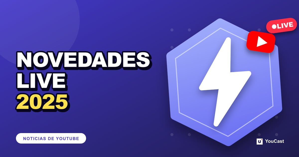 Portada con el titular «NOVEDADES LIVE 2025»