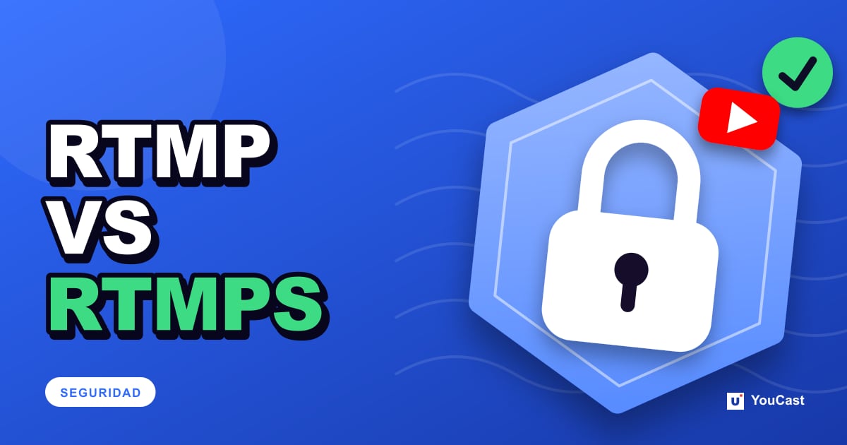 RTMP frente a RTMPS: por qué YouTube recomienda el cifrado Portada con el titular «RTMP VS RTMPS»