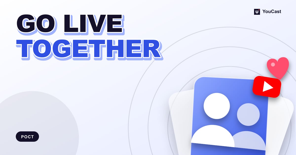Обложка с заголовком «GO LIVE TOGETHER»