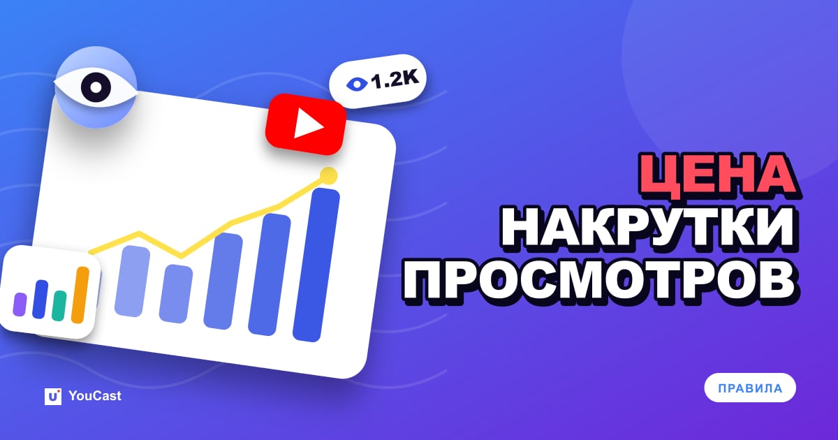 Недействительный трафик на YouTube: как накрутка просмотров бьёт по доходу и выплатам Обложка с заголовком «ЦЕНА НАКРУТКИ ПРОСМОТРОВ»