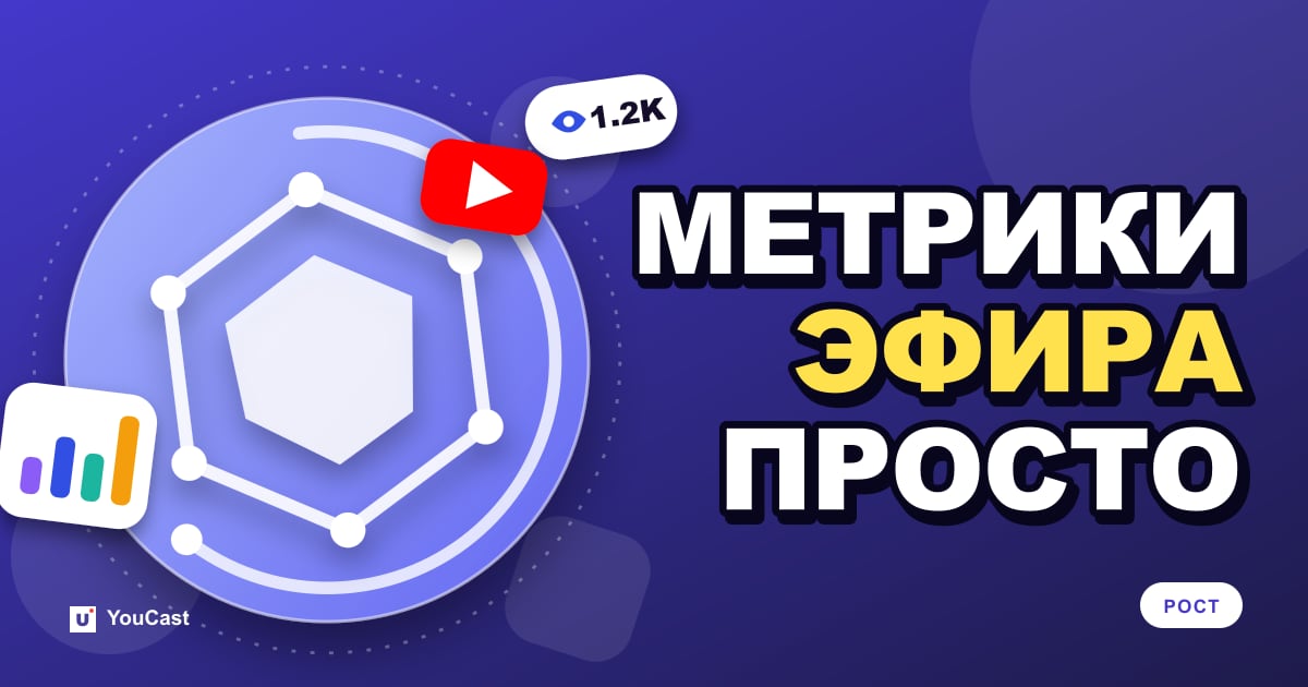 Обложка с заголовком «МЕТРИКИ ЭФИРА ПРОСТО»