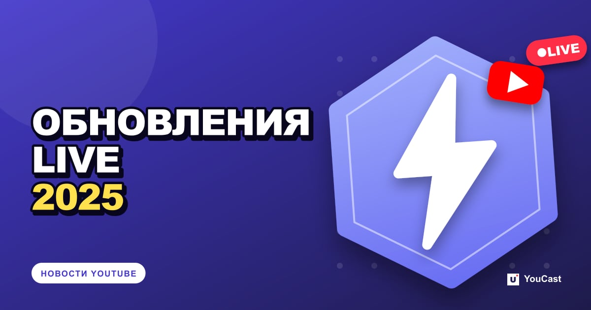 Обложка с заголовком «ОБНОВЛЕНИЯ LIVE 2025»