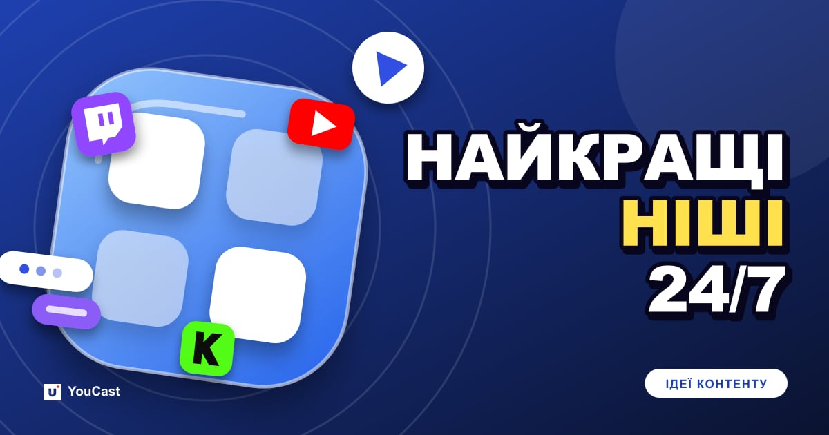Обкладинка із заголовком «НАЙКРАЩІ НІШІ 24/7»