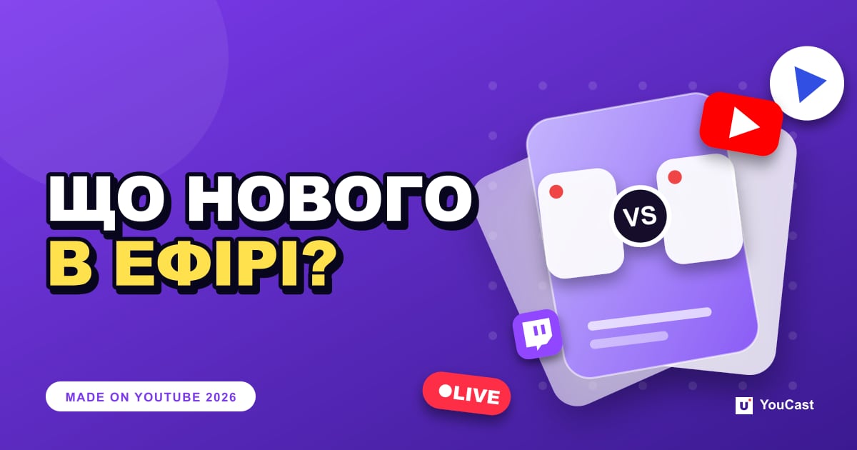 Обкладинка із заголовком «ЩО НОВОГО В ЕФІРІ?»