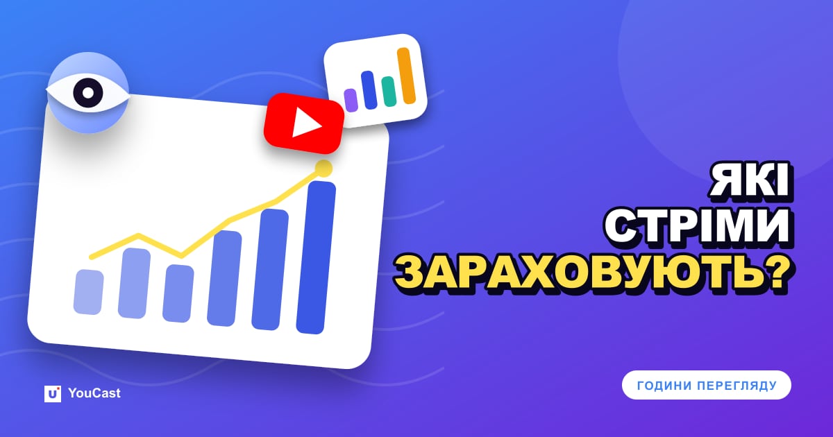 Обкладинка із заголовком «ЯКІ СТРІМИ ЗАРАХОВУЮТЬ?»