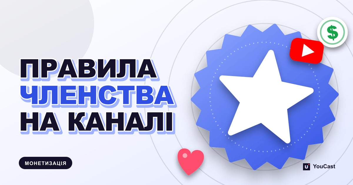 Обкладинка із заголовком «ПРАВИЛА ЧЛЕНСТВА НА КАНАЛІ»