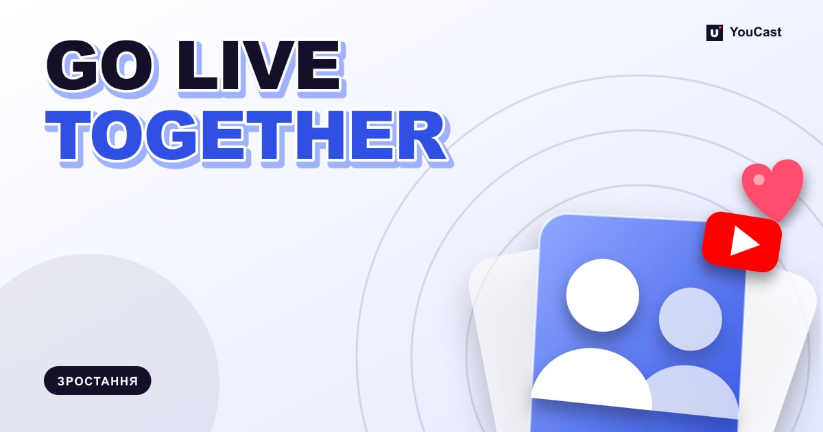 Обкладинка із заголовком «GO LIVE TOGETHER»