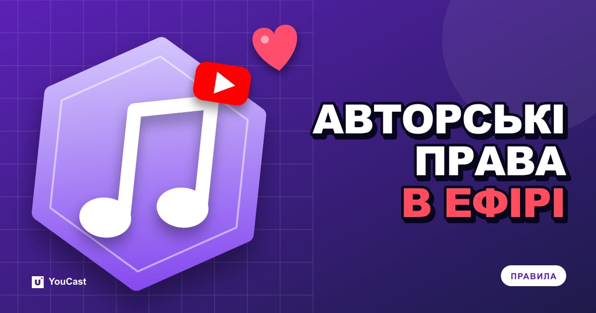 Обкладинка із заголовком «АВТОРСЬКІ ПРАВА В ЕФІРІ»