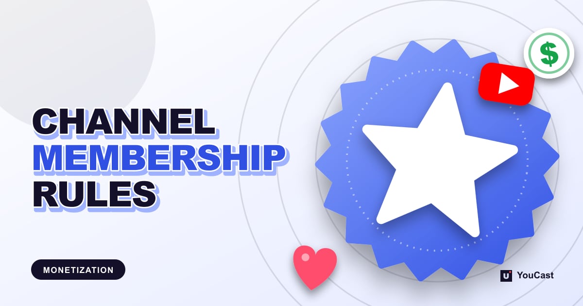 Cover graphic with the headline "CHANNEL MEMBERSHIP RULES" and a star