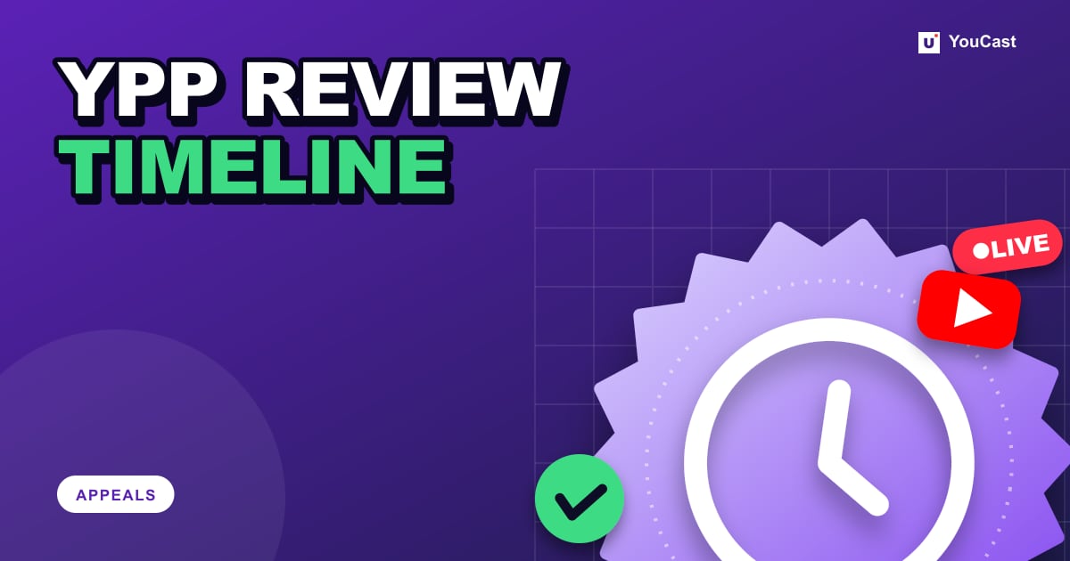 Cover graphic with the headline "YPP REVIEW TIMELINE" and a clock